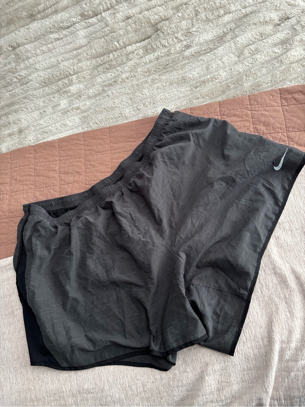 Nike Gray plus size 2x Athletic Shorts with Swoosh